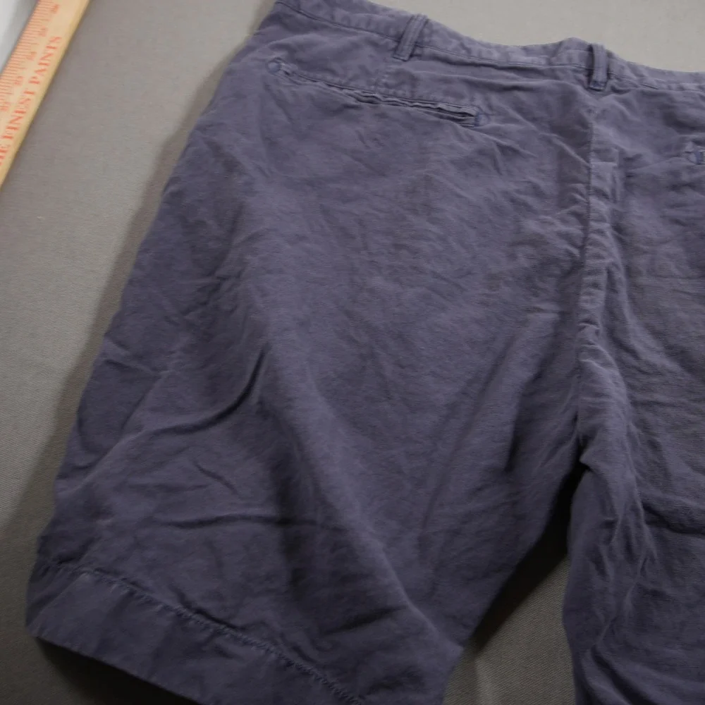 Faherty Linen Blend Flat Front Casual Men Shorts 40 Casual Chino Coastal